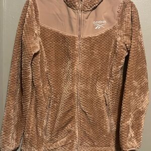 Reebok Women's Tan Fleece Jacket